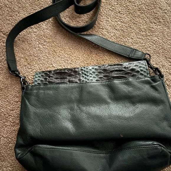 Liebeskind python-embossed leather crossbody bag.